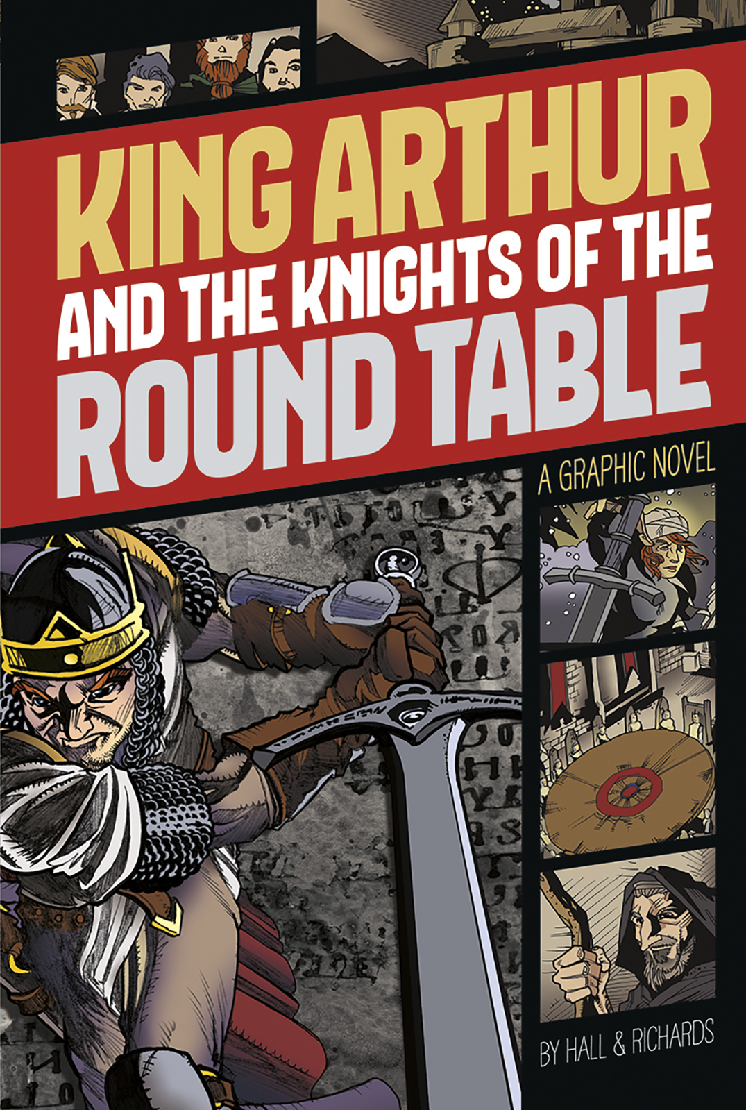 Product: King Arthur and the Knights of the Round Table: A Graphic Novel, image size:1075x1599